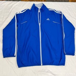Adidas Boys Blue Track Jacket. - Size Boys Large